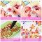 10 Pieces Diamond Art Glue and Wax for Painting Tools, DIY Art Wax Holder Case With Glue Clay and Storage Box for Embroidery Accessories Red